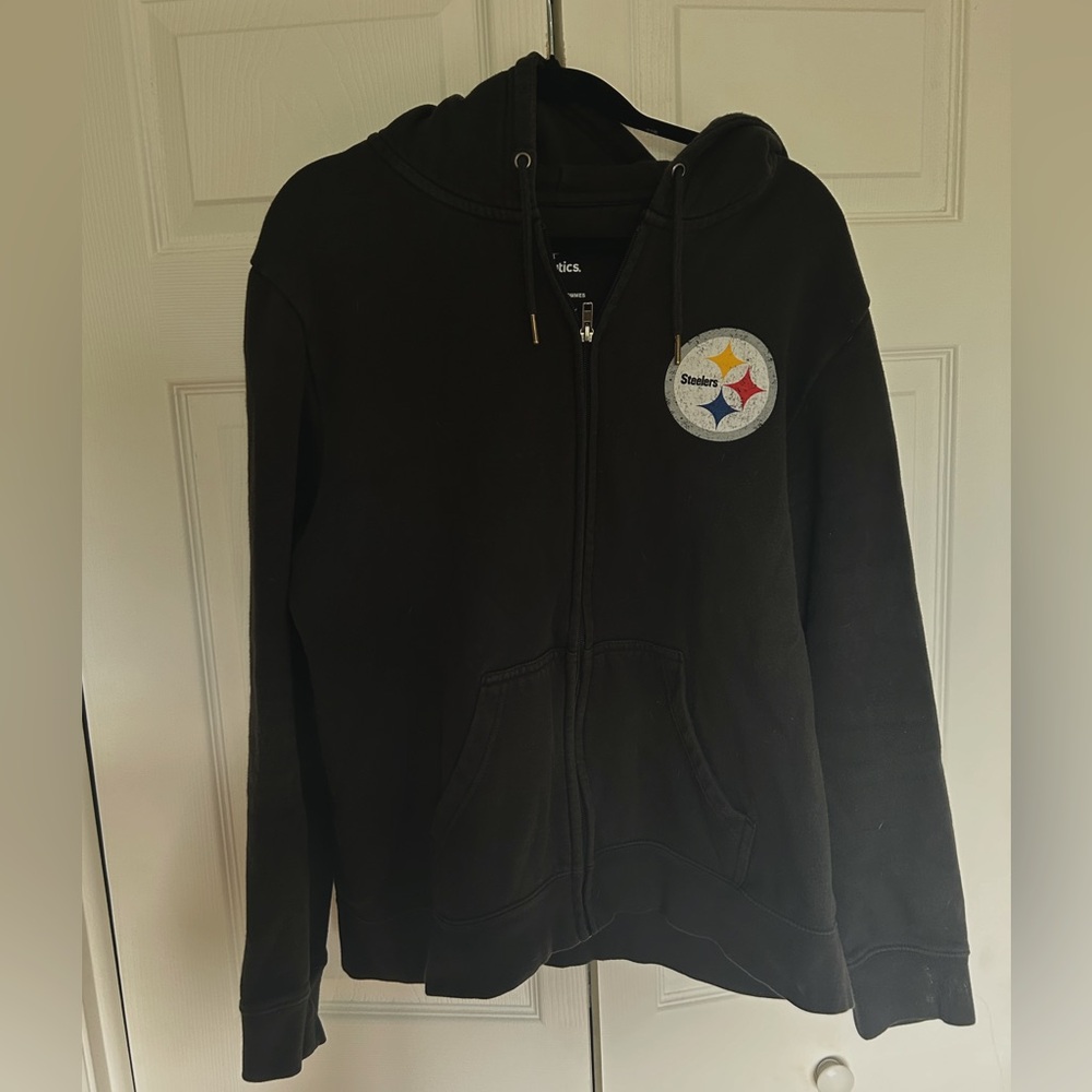 Pittsburgh Steelers NFL Men’s Zip Hoodie - L - EUC